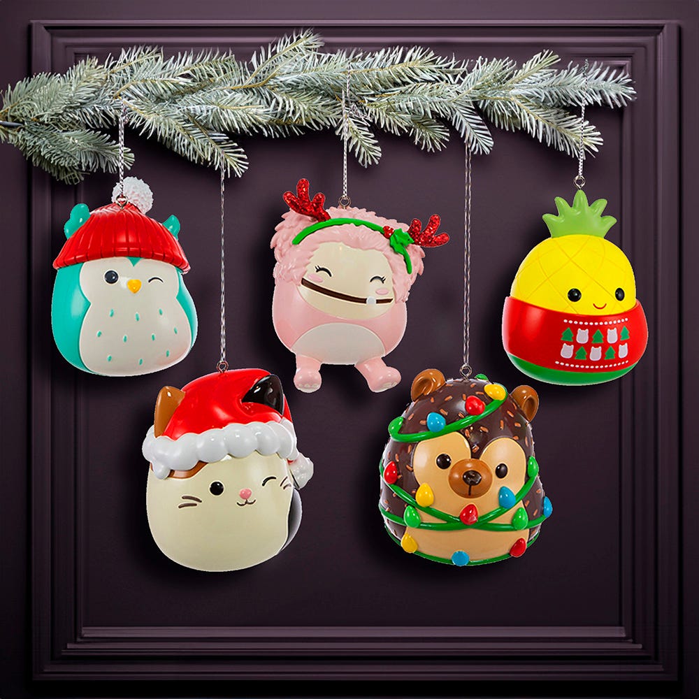 Squishmallows® Blow Mold Ornaments, 5 Assorted Set